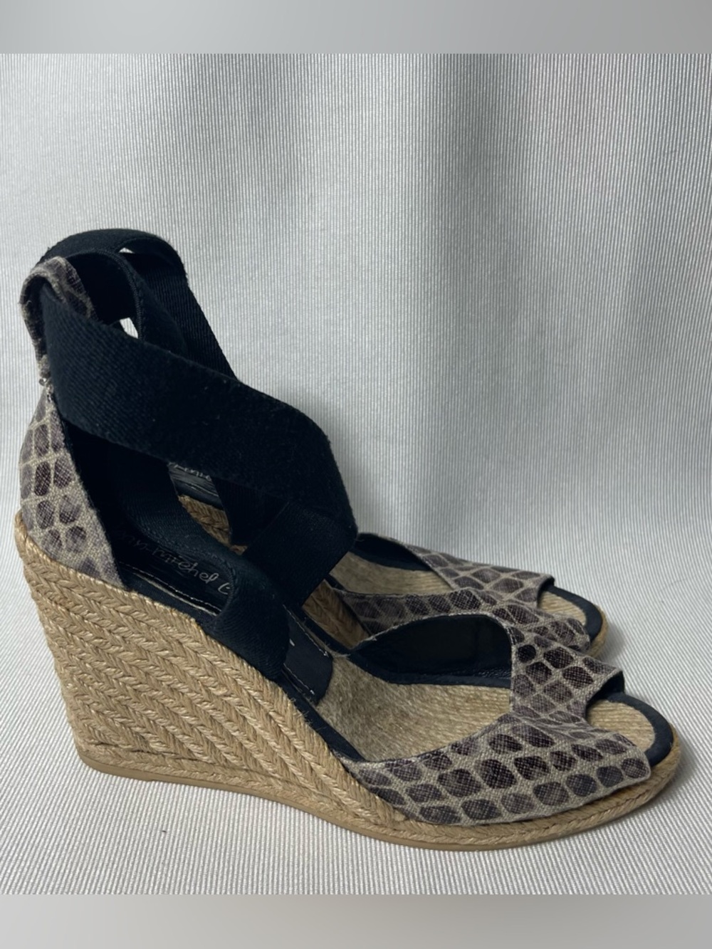 Jean-Michel Cazabat
Sandals Espadrille Wedge Heels Open Toe Sz 38.5